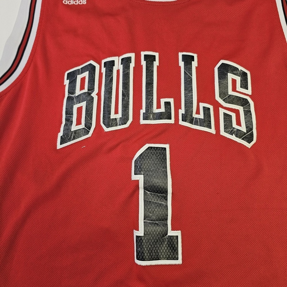 Derrick Rose Red Jersey Chicago Bulls Embroidered (0007) - Picture 6 of 16